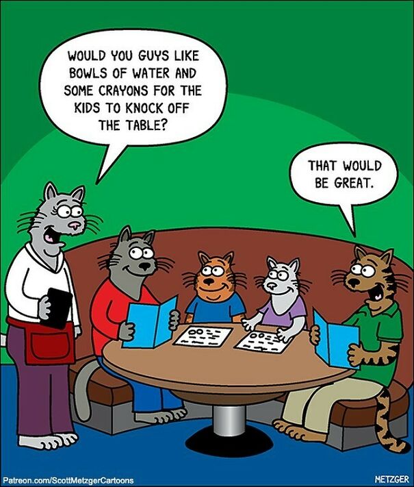 🖍 #cats #cat #catsofinstagram #restaurant
patreon.com/Scottmetzgercartoons