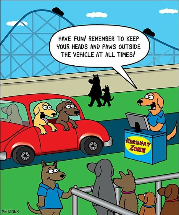 Thrilling! #dogs #dog #dogsofinstagram #amusementpark #sixflags
patreon.com/Scottmetzgercartoons