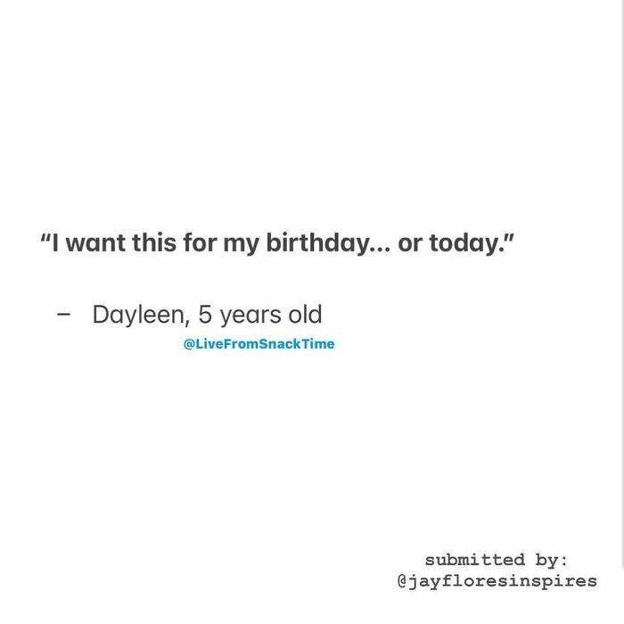 “I’ll Take It Now If It’s No Difference To You…” 🤣
-
(Submitted By: @jayfloresinspires) #birthday #gifts #mondaymood