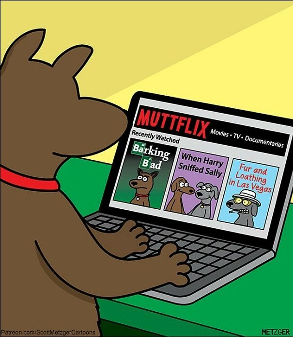 It's National Dog Day! 🐶 #dogs #dog #dogsofinstagram #nationaldogday #netflix
patreon.com/Scottmetzgercartoons