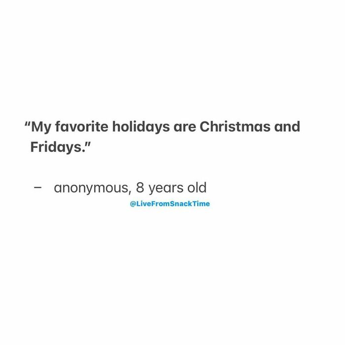 Plz Let Us Know How This Kid Reacts When Christmas Falls On A Friday 🤯
-
(Submitted Anonymously) #fridayfeeling #happyfriday