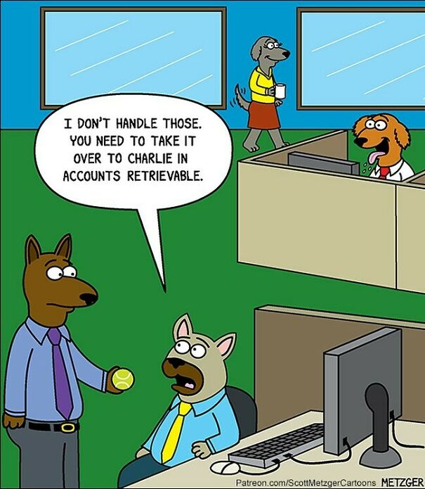 Drop It, Charlie. Drop It. Drop It! #fbf #dog #dogs #dogsofinstagram #work
patreon.com/Scottmetzgercartoons