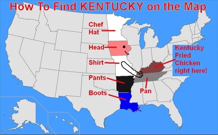 How To Find Kentucky On The Map