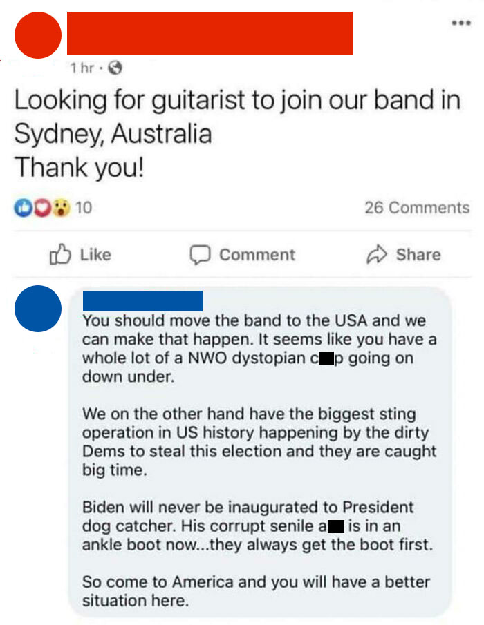 They Just Wanted A Guitarist
