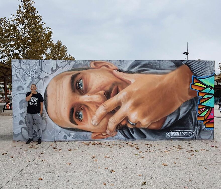 French Street Artist Occupies The Empty Spaces Of His City With His Amazing And Gigantic 3D Art (27 Pics)