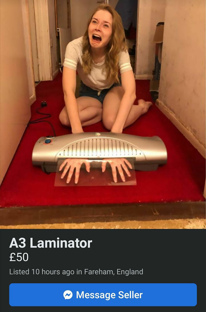 Now This Is How You Sell A Laminator