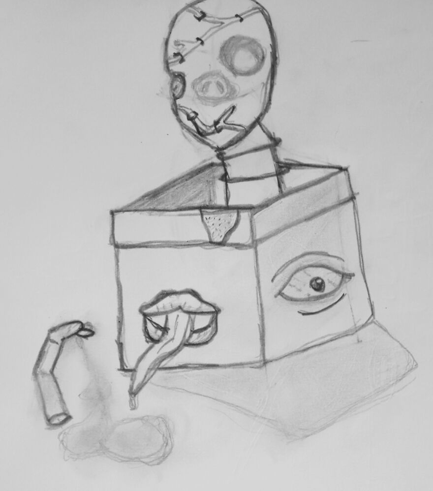 My First Creepy Drawing