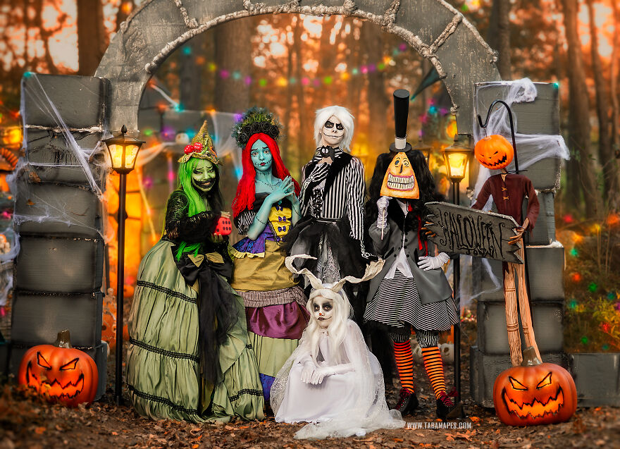 I Created A Halloween Town And Props To Shoot This Nightmare Before Christmas Set