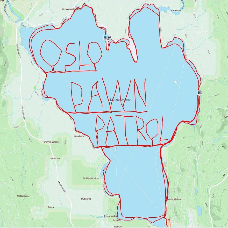 Graphic Designer Makes Ridiculously Awesome Strava Art