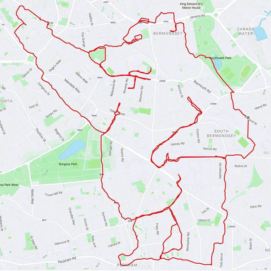 Graphic Designer Makes Ridiculously Awesome Strava Art