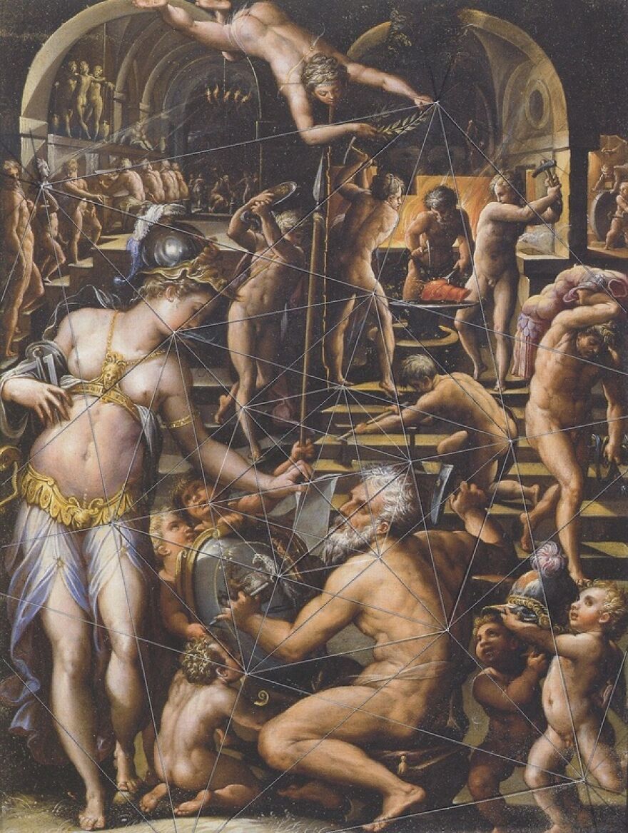 Hexagonal Grids In Art History