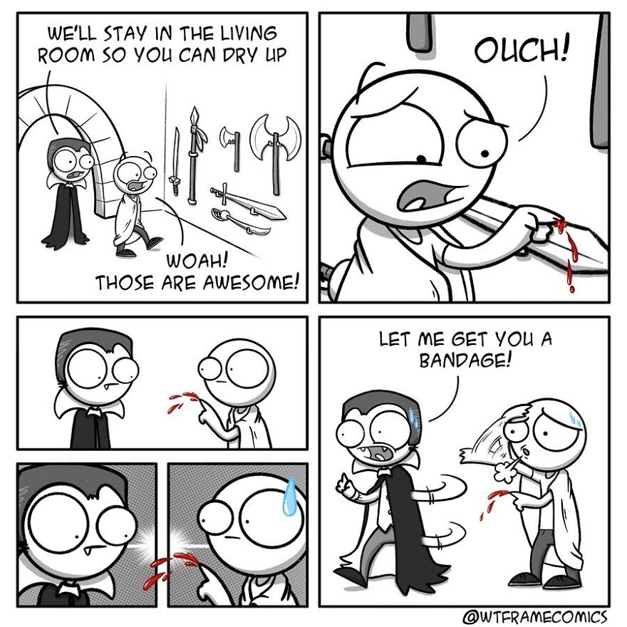 Hilarious Comics With Unexpected Endings By "What The Frame Comics"