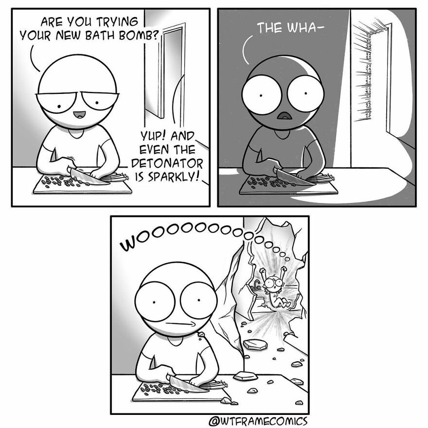 Hilarious Comics With Unexpected Endings By "What The Frame Comics"