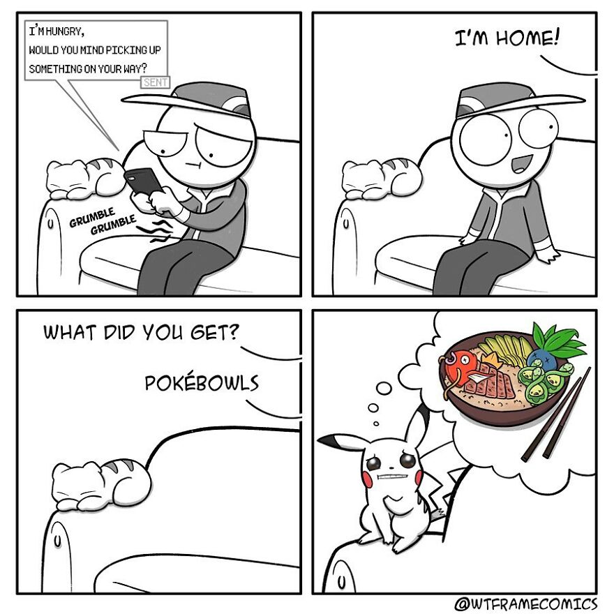 Hilarious Comics With Unexpected Endings By "What The Frame Comics"