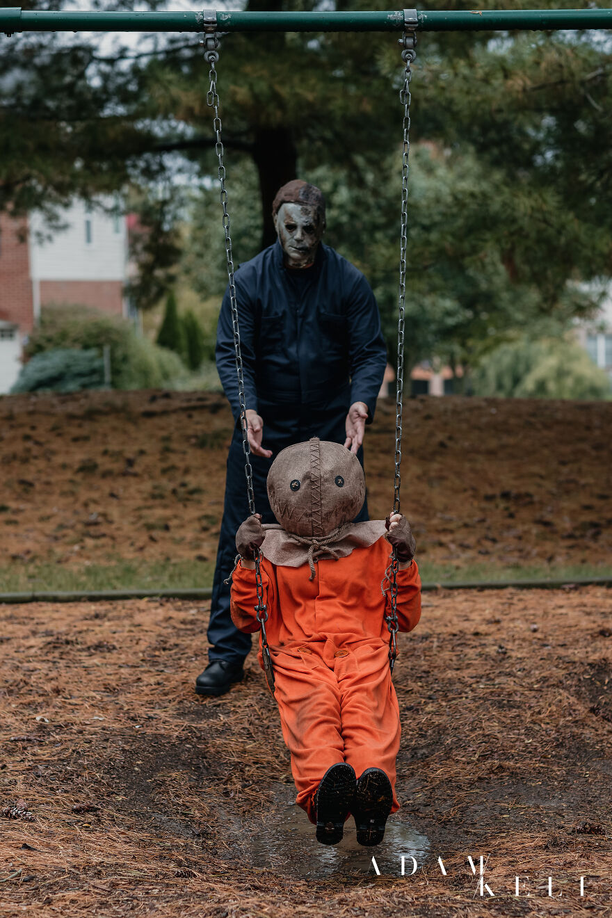 Fun Halloween Adventures With Michael Myers & Sam