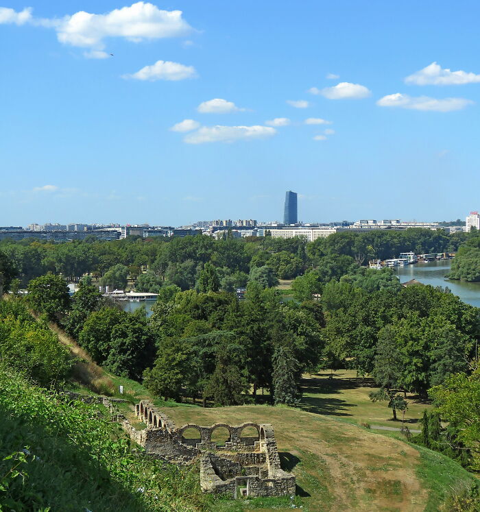 Belgrade,from The Old Fortress Of Kalemegdan.
