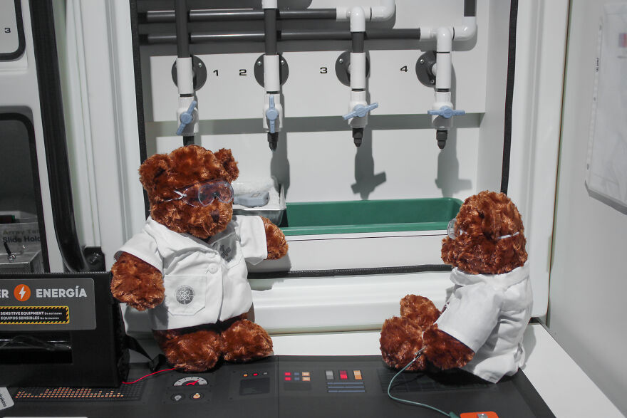 We Made These Adorable Scientist Teddy Bears For A Child Advocacy Center