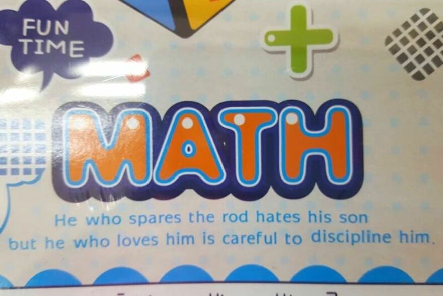 Nothing Like A Bit Of Fun Time With Math! But Never Spare The Rod