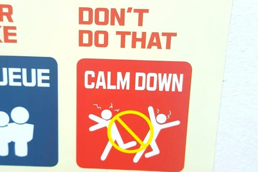 When In Danger, Make Sure Not To Calm Down!