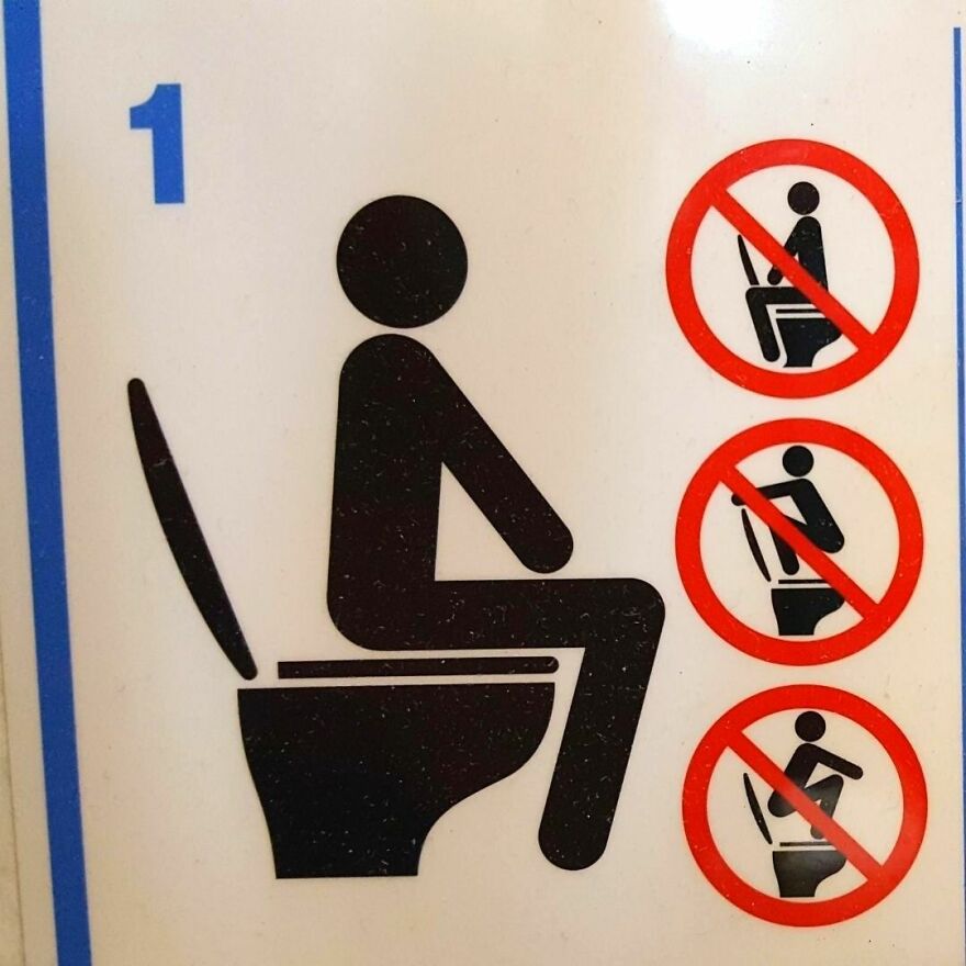 I Was Really Confused Until I Learned How To Use A Toilet Correctly