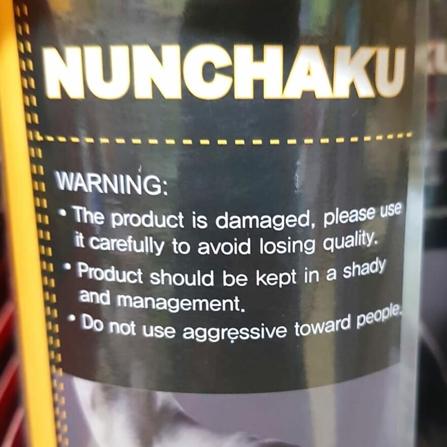 Don't Use These Nunchaku Aggressively, Keep Them In A Shady Instead To Avoid Losing Quality