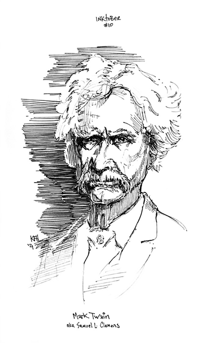 Mark Twain. American Author