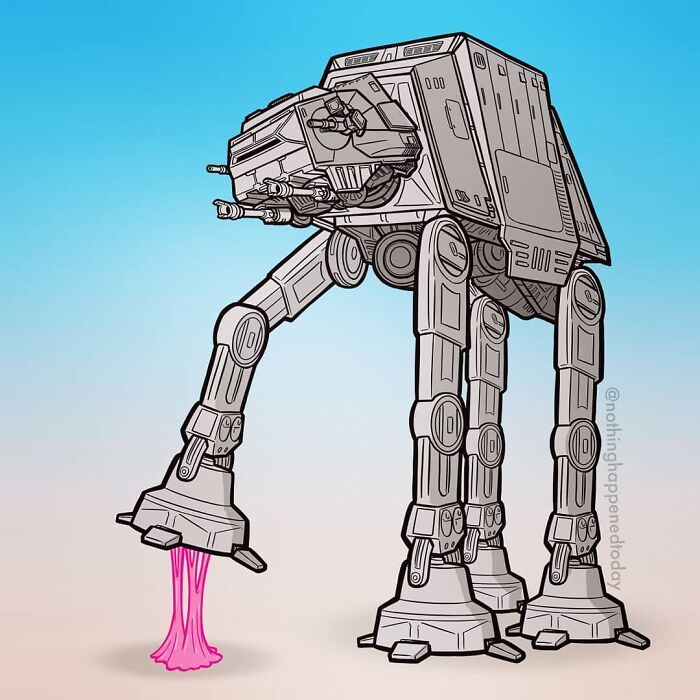 Artist Shows The Simple Lives Of Famous Characters When No One's Looking (30 New Pics)