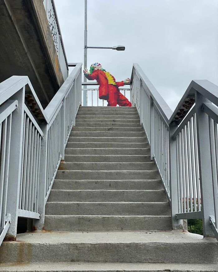 Artist 'Vandalizes' The Streets With His Fun And Unique Pixel Art (30 Pics)
