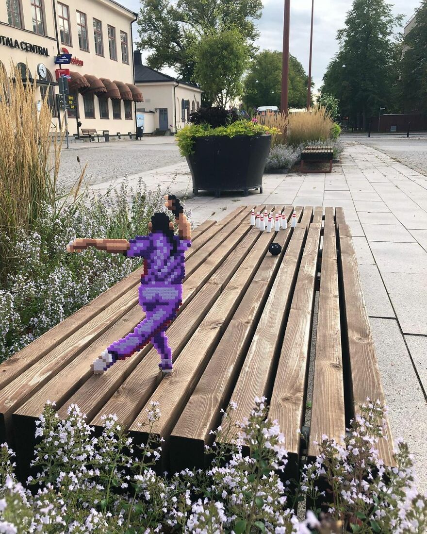 This Artist Is Going Viral By Turning Concrete Barriers Into A Giant Toblerone (+ More Of His Pics)