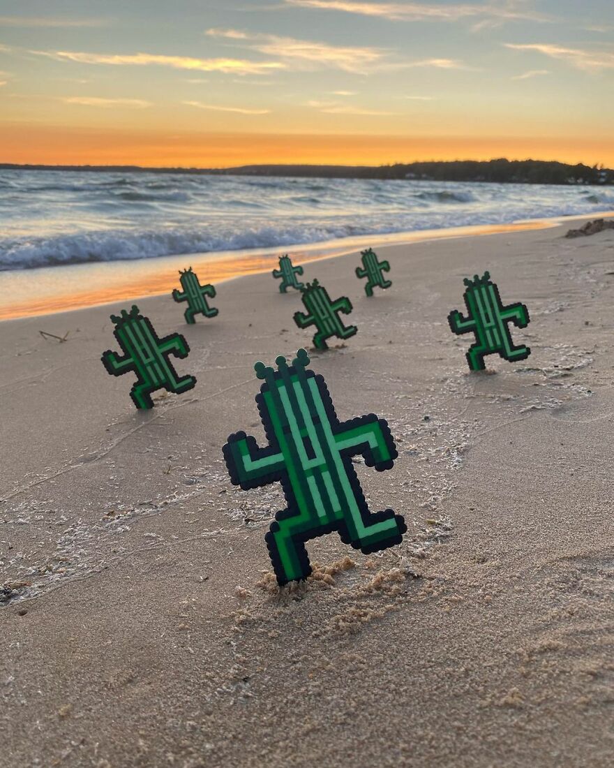 This Artist Is Going Viral By Turning Concrete Barriers Into A Giant Toblerone (+ More Of His Pics)