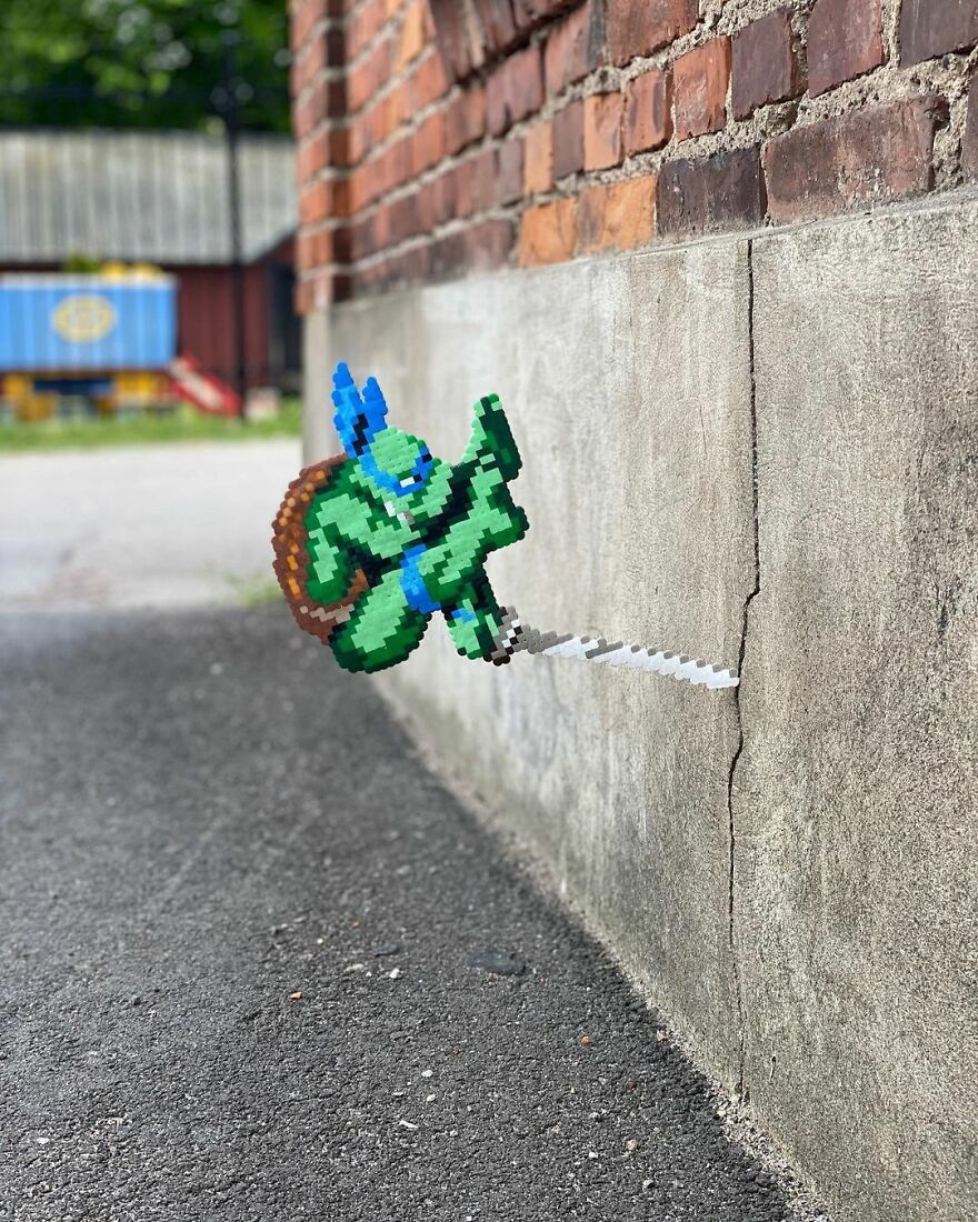 This Artist Is Going Viral By Turning Concrete Barriers Into A Giant Toblerone (+ More Of His Pics)
