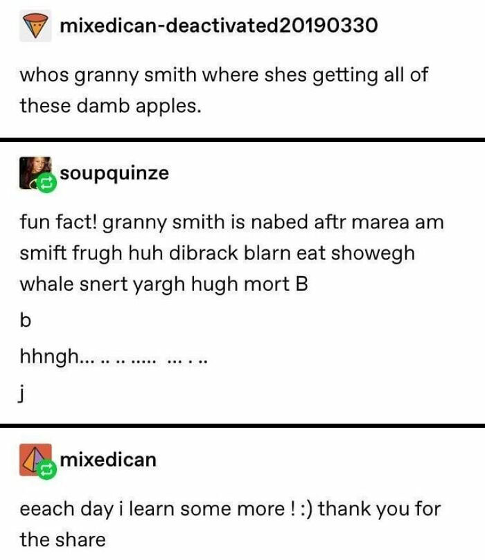 Just Incase You Were Curious How Granny Smith Apples Got Their Name.