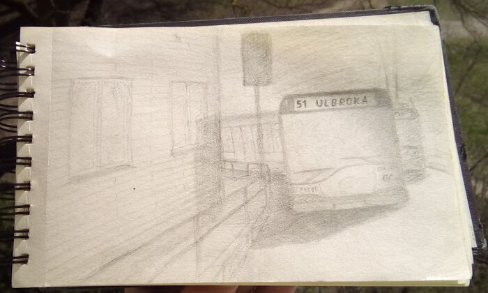 Does Anyone Else Love Drawing Buses, Trains, Etc.?