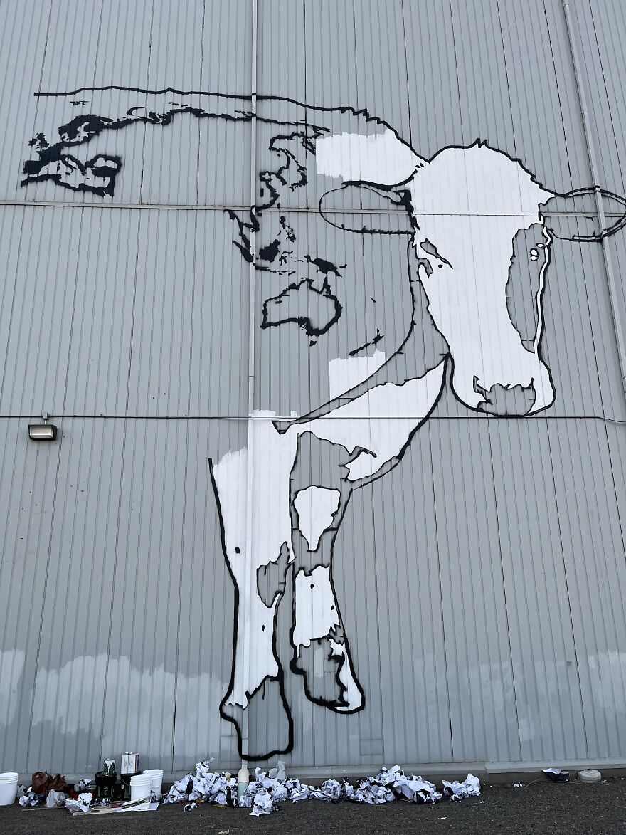 We Painted The Biggest Cow In The World We Painted The Biggest Cow In The World