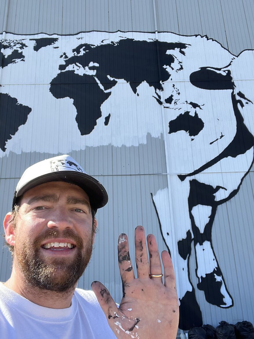 We Painted The Biggest Cow In The World We Painted The Biggest Cow In The World