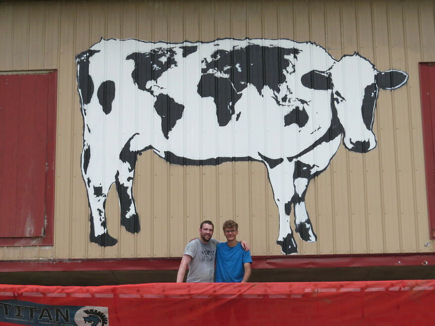 We Painted The Biggest Cow In The World