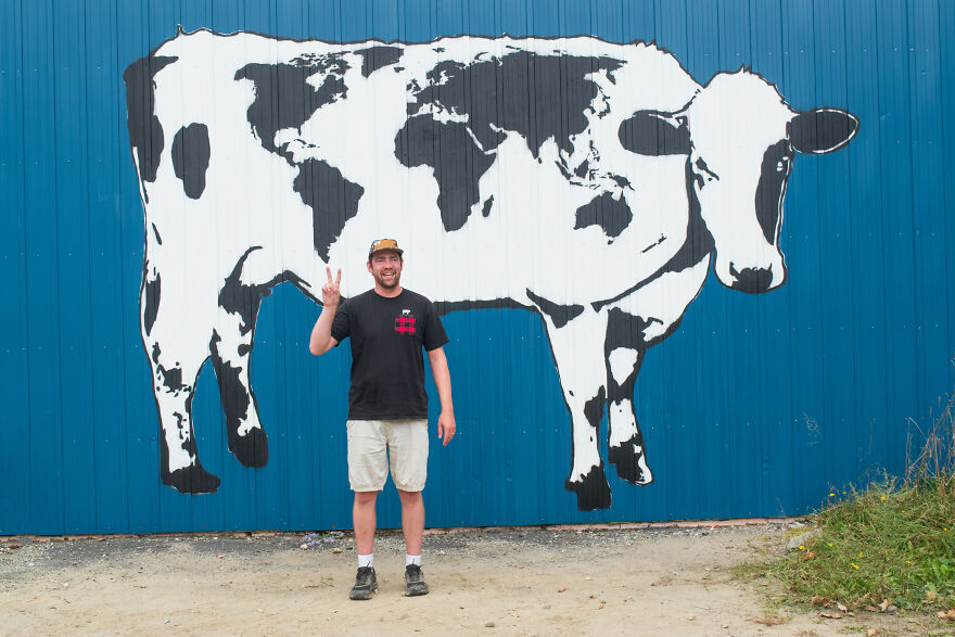 We Painted The Biggest Cow In The World We Painted The Biggest Cow In The World
