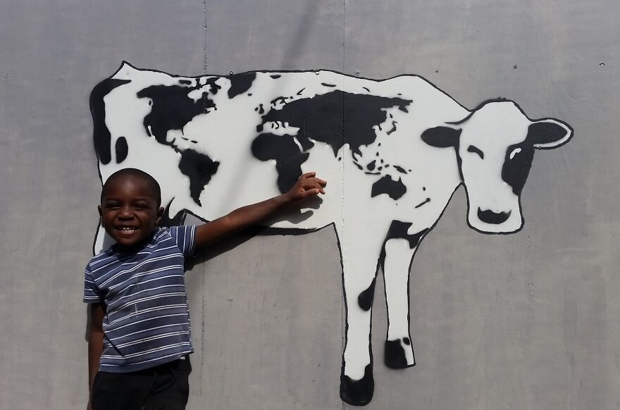 We Painted The Biggest Cow In The World We Painted The Biggest Cow In The World