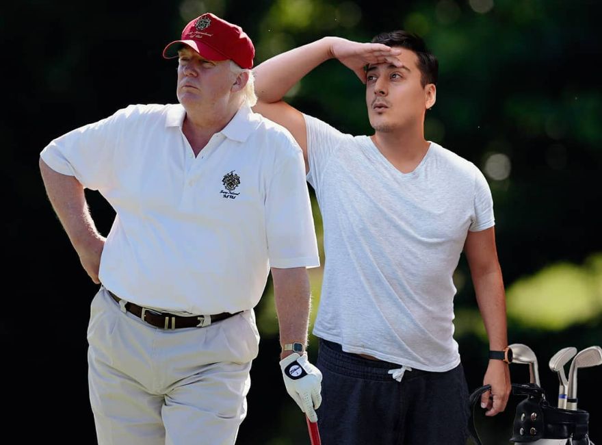 I Love Golfing With Don! I Don't Think He Ever Actually Hit The Ball, But We Both Always Pretend That He Did And That It Was An Amazing Shot. If Anyone Dares To Call It Out, We'll Just Say It's Fake News Or Pay Some Hush Money