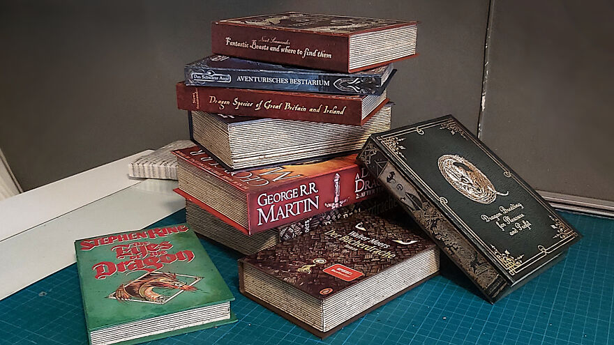 I Created Dragon Book Lamp To Try Out Some New Techniques I Created Dragon Book Lamp To Try Out Some New Techniques