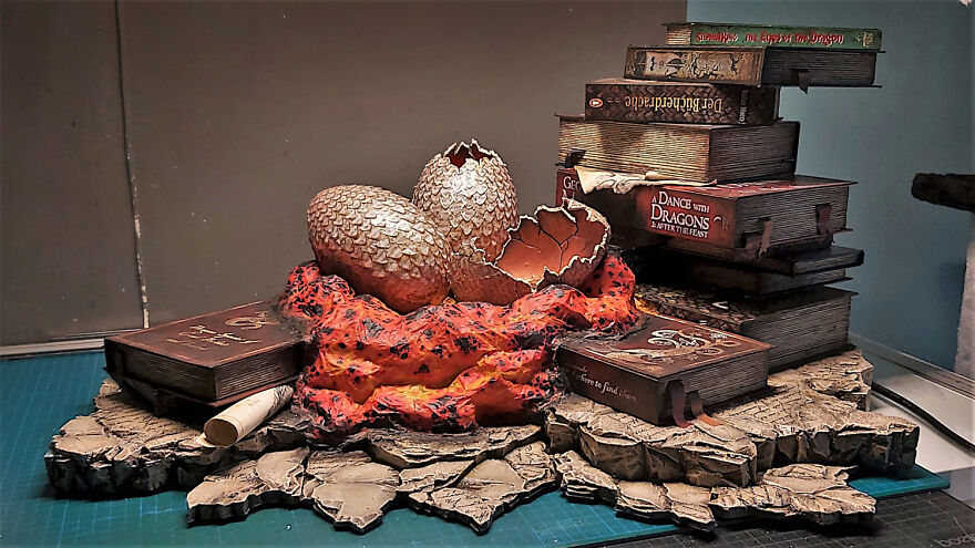 I Created Dragon Book Lamp To Try Out Some New Techniques I Created Dragon Book Lamp To Try Out Some New Techniques