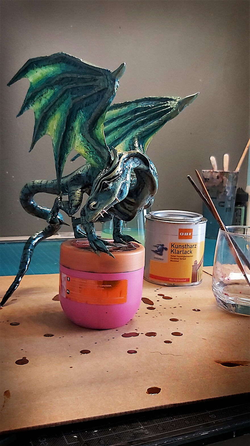 I Created Dragon Book Lamp To Try Out Some New Techniques I Created Dragon Book Lamp To Try Out Some New Techniques