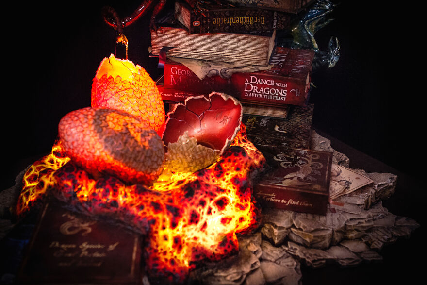 I Created Dragon Book Lamp To Try Out Some New Techniques I Created Dragon Book Lamp To Try Out Some New Techniques