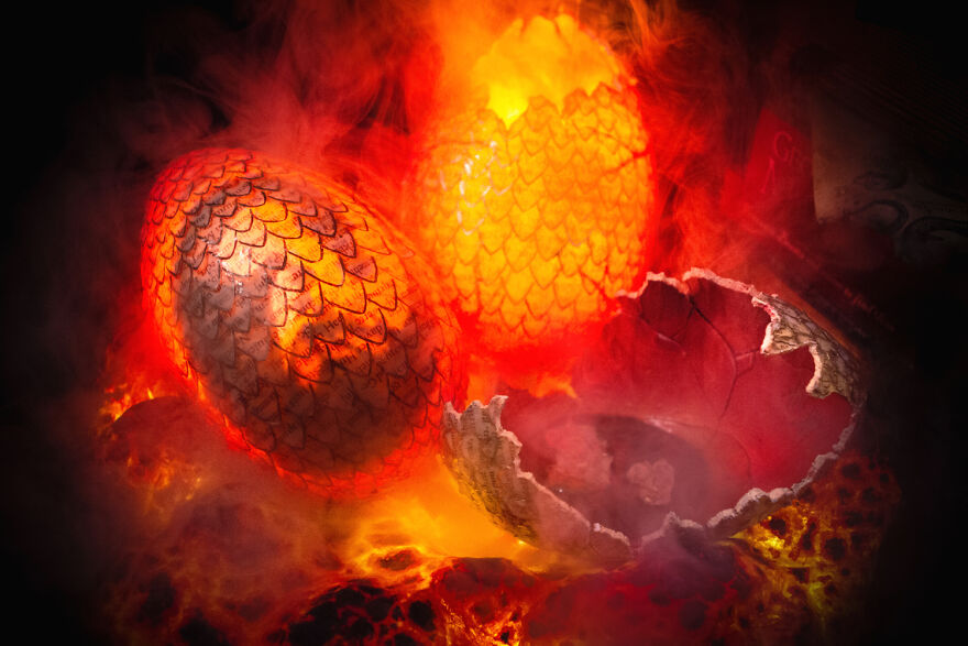 I Created Dragon Book Lamp To Try Out Some New Techniques