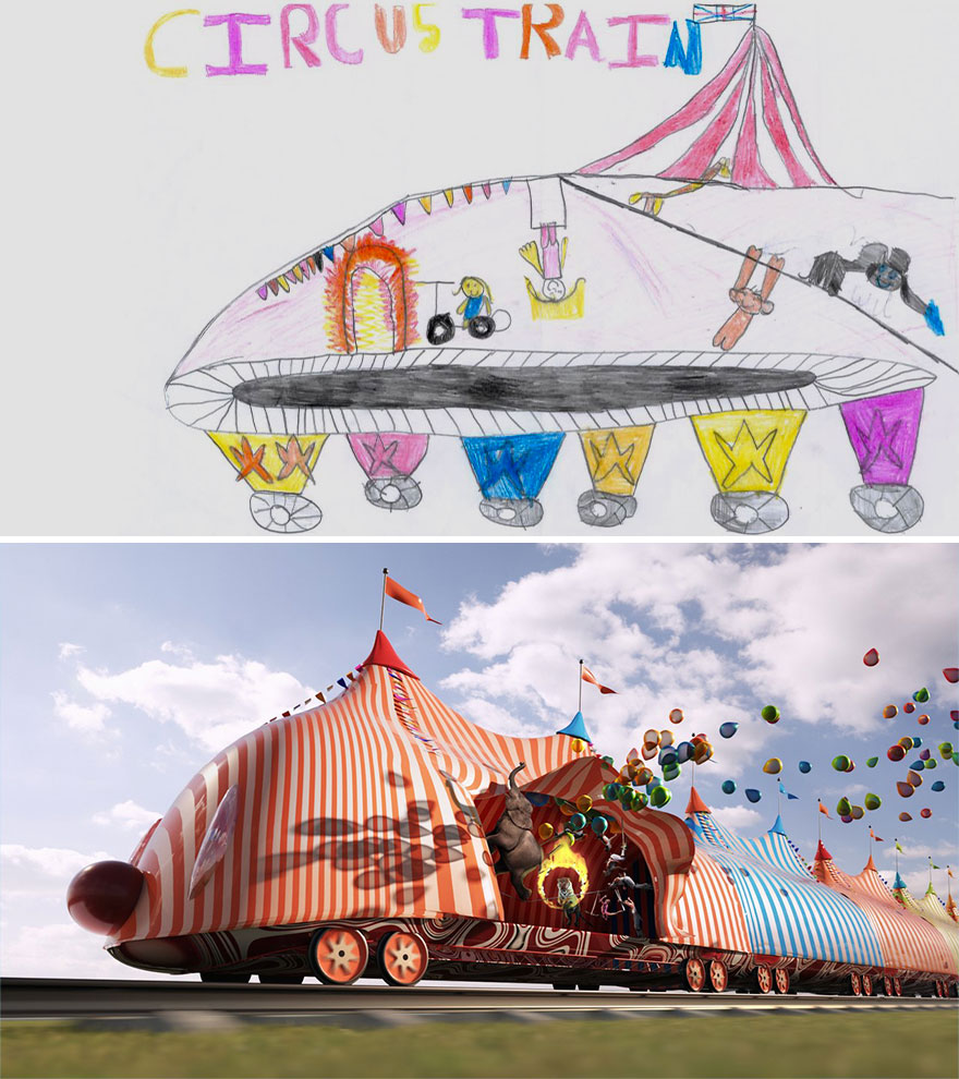 The Circus Train (Jaiya - age 8, Manchester)