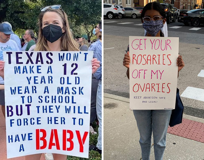 45 Of The Best Pro-Choice Posters In Response To Texas’ Abortion Law