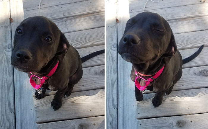 Before And After She Was Told She Was A Good Girl