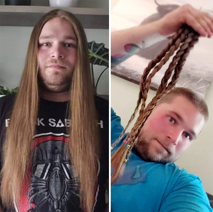 Before And After Photos From Donating My Hair To Angel Hair For Kids