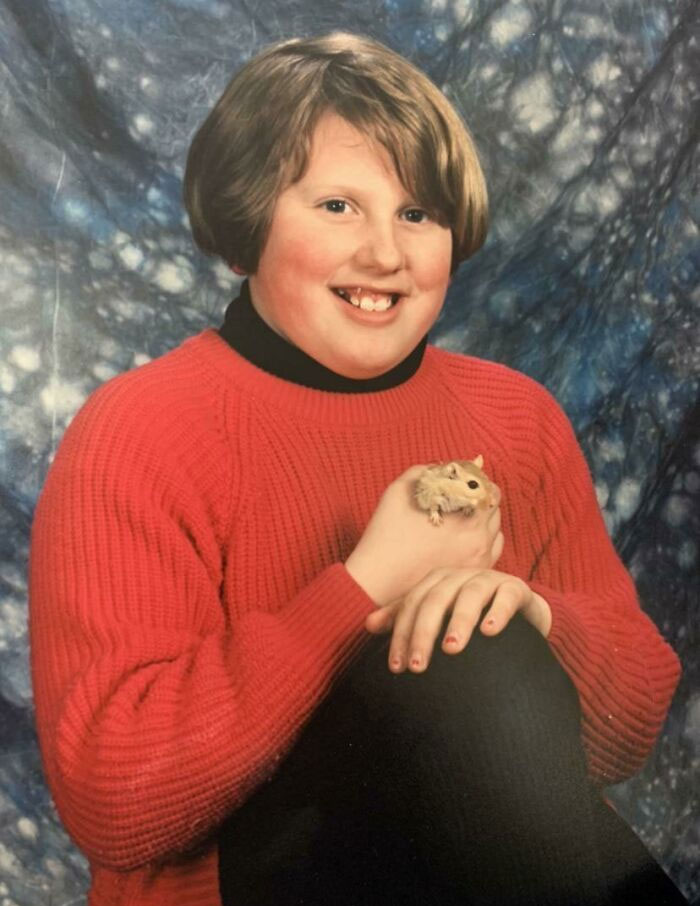 We Were Allowed To Bring An Object To Hold For Class Picture Day. Some Kids Used A Football, Tennis Racket, Musical Instrument... I Chose A Hamster. It Wasn’t Even My Hamster