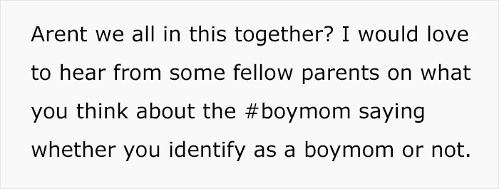 "It's Different For Boys": Moms Who Brag About Being #BoyMoms Get Called Out In Viral Post